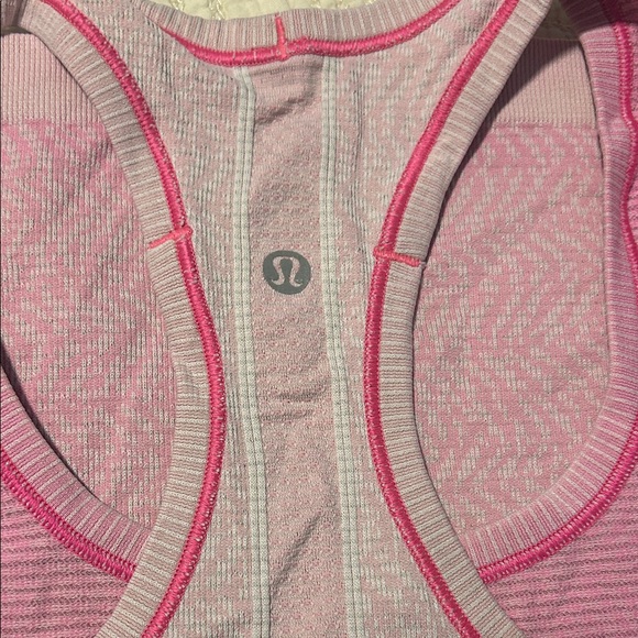 Lululemon swiftly Pink Women's Racerback Tank Top - Picture 2 of 3